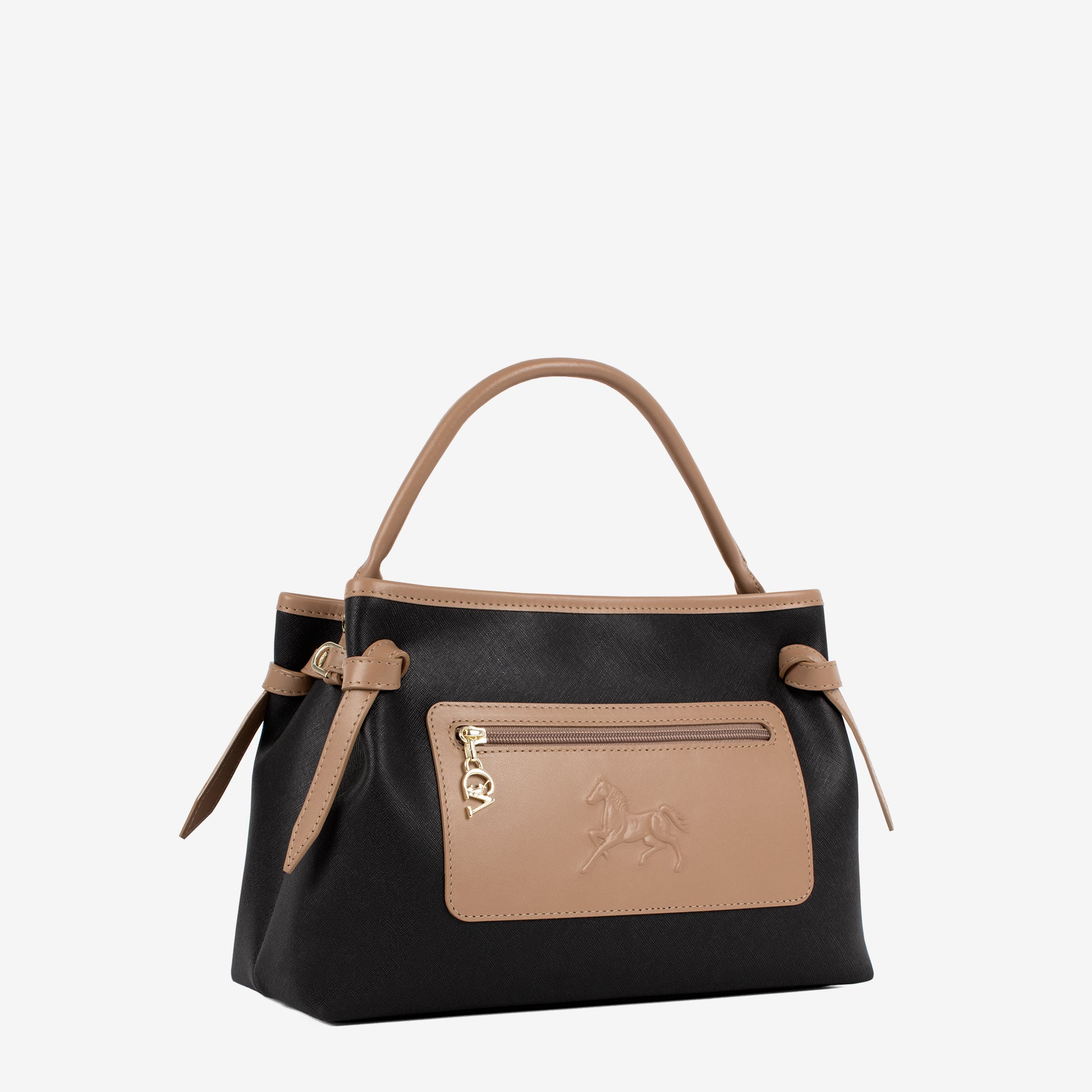 Horse By Cavalinho Designer Handbag SKU 16230627.07 #color_sand / black