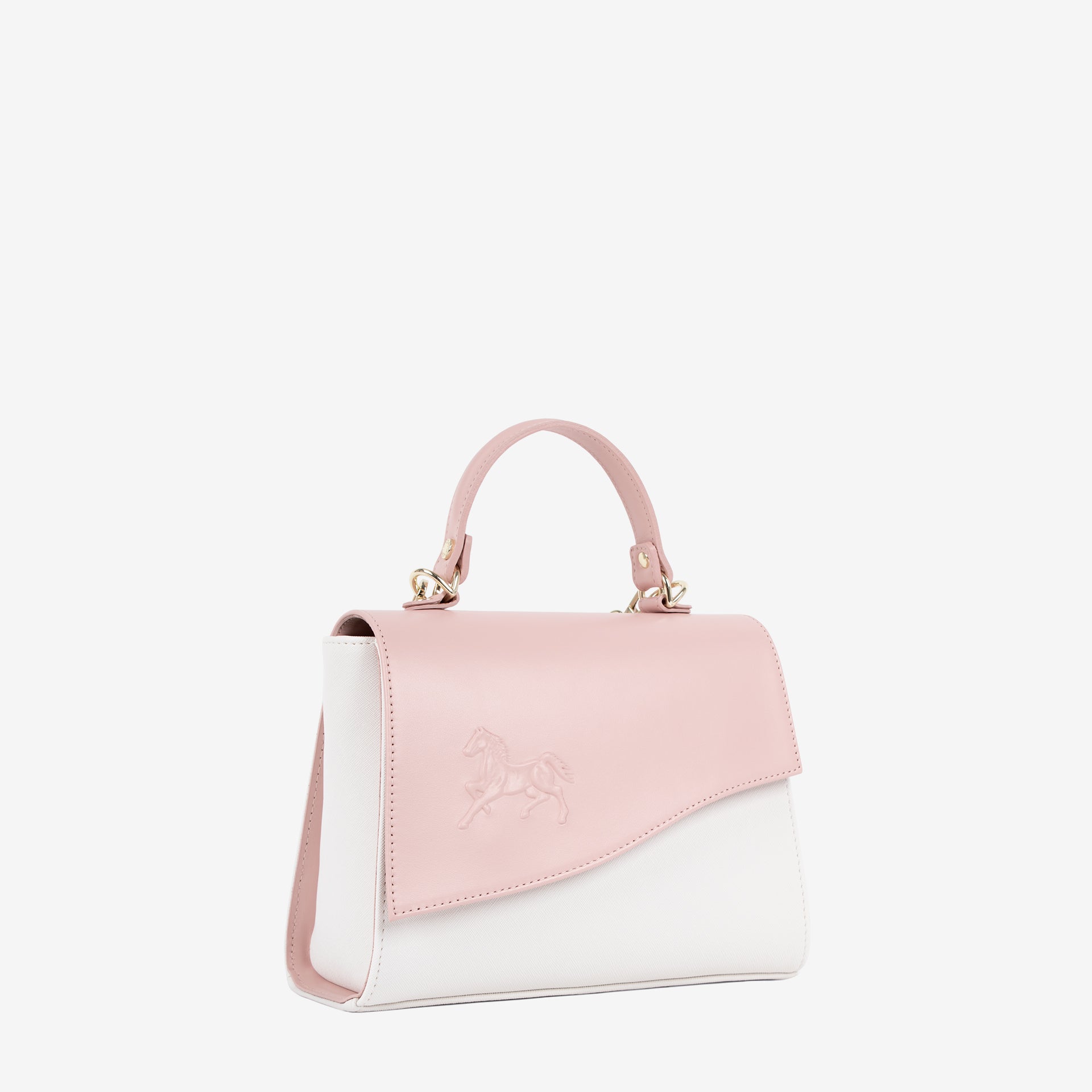 Horse By Cavalinho Designer Pink Handbag SKU 16230640.18 #color_white / pink