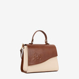 Horse By Cavalinho Brown Designer Handbag SKU 16230640.34 #color_saddlebrown / beige