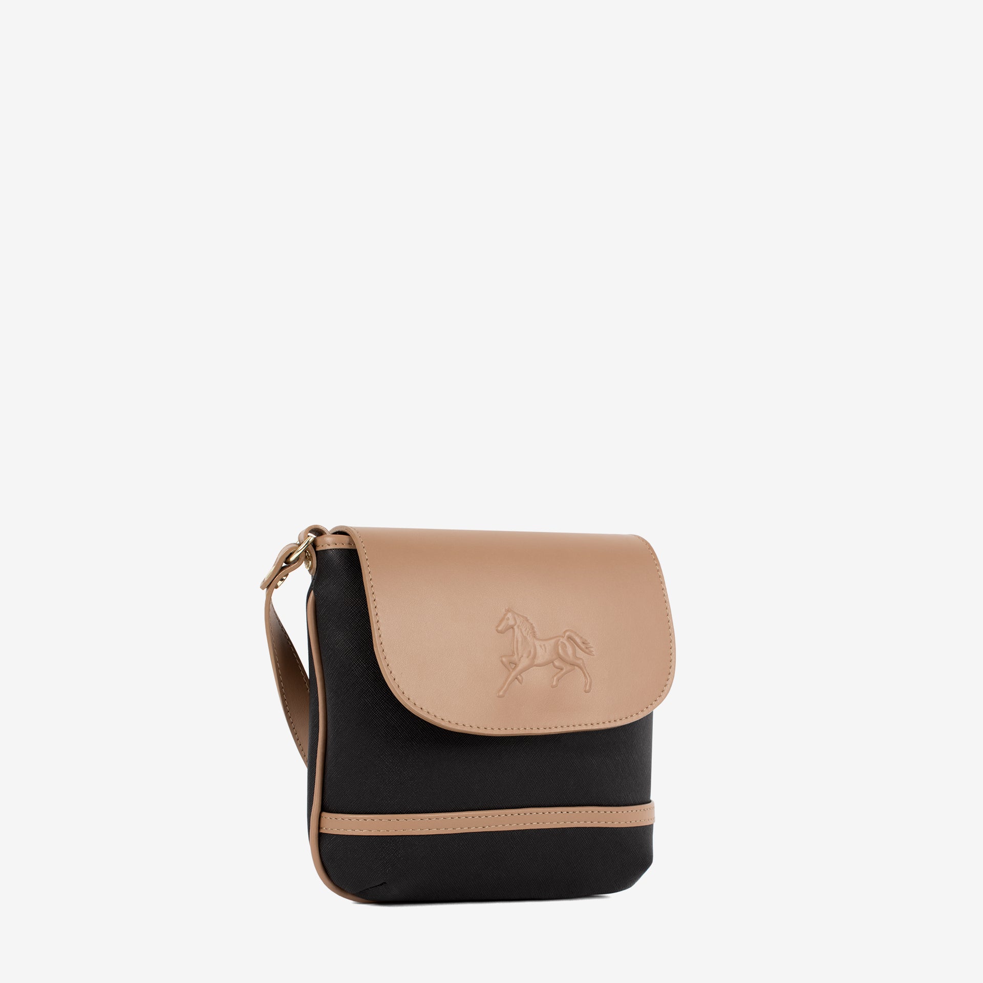 Horse By Cavalinho Small Crossbody Bag SKU 16230643.07 #color_sand / black