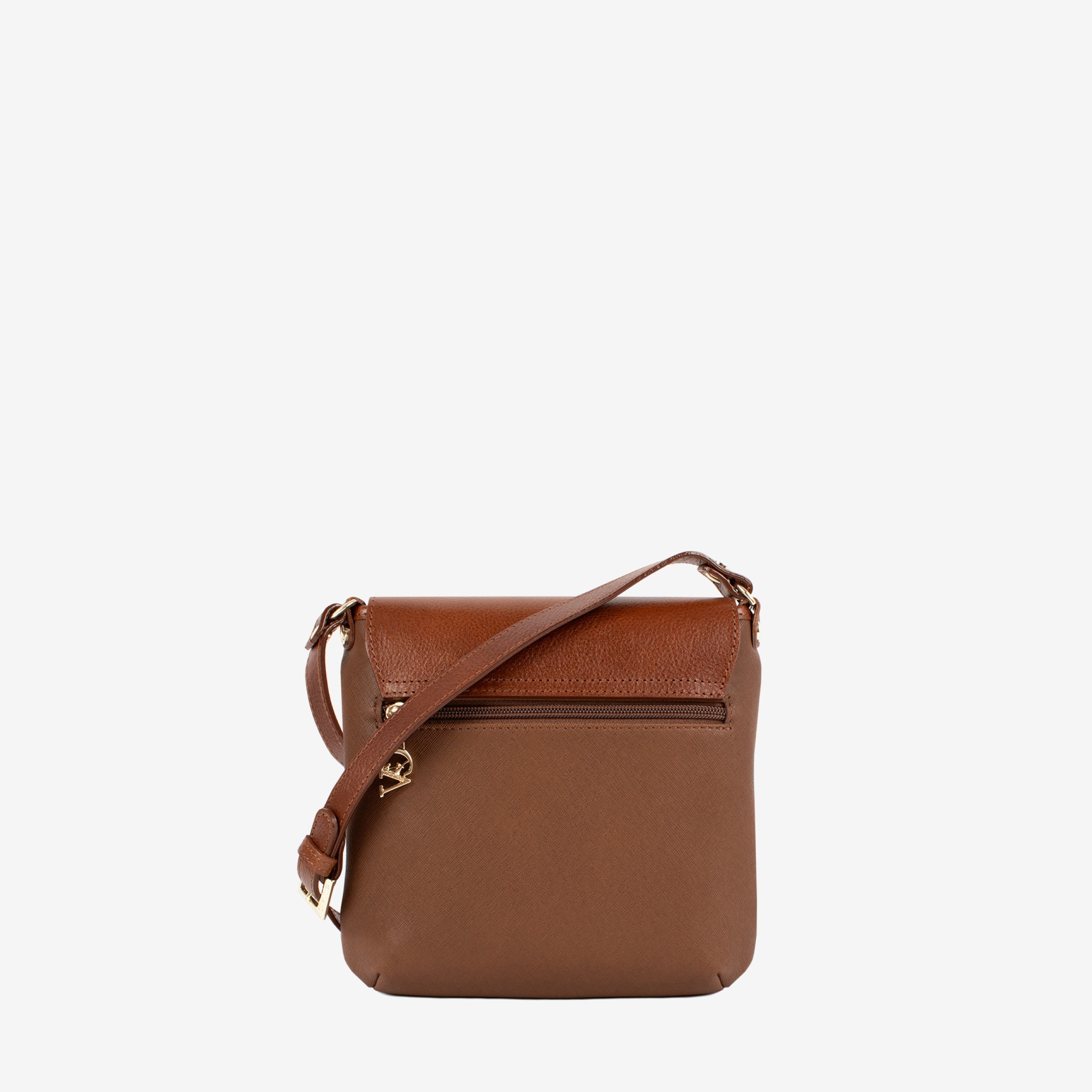 Horse By Cavalinho Beige and Brown Small Crossbody Bag SKU 16230643.34 #color_saddlebrown / beige