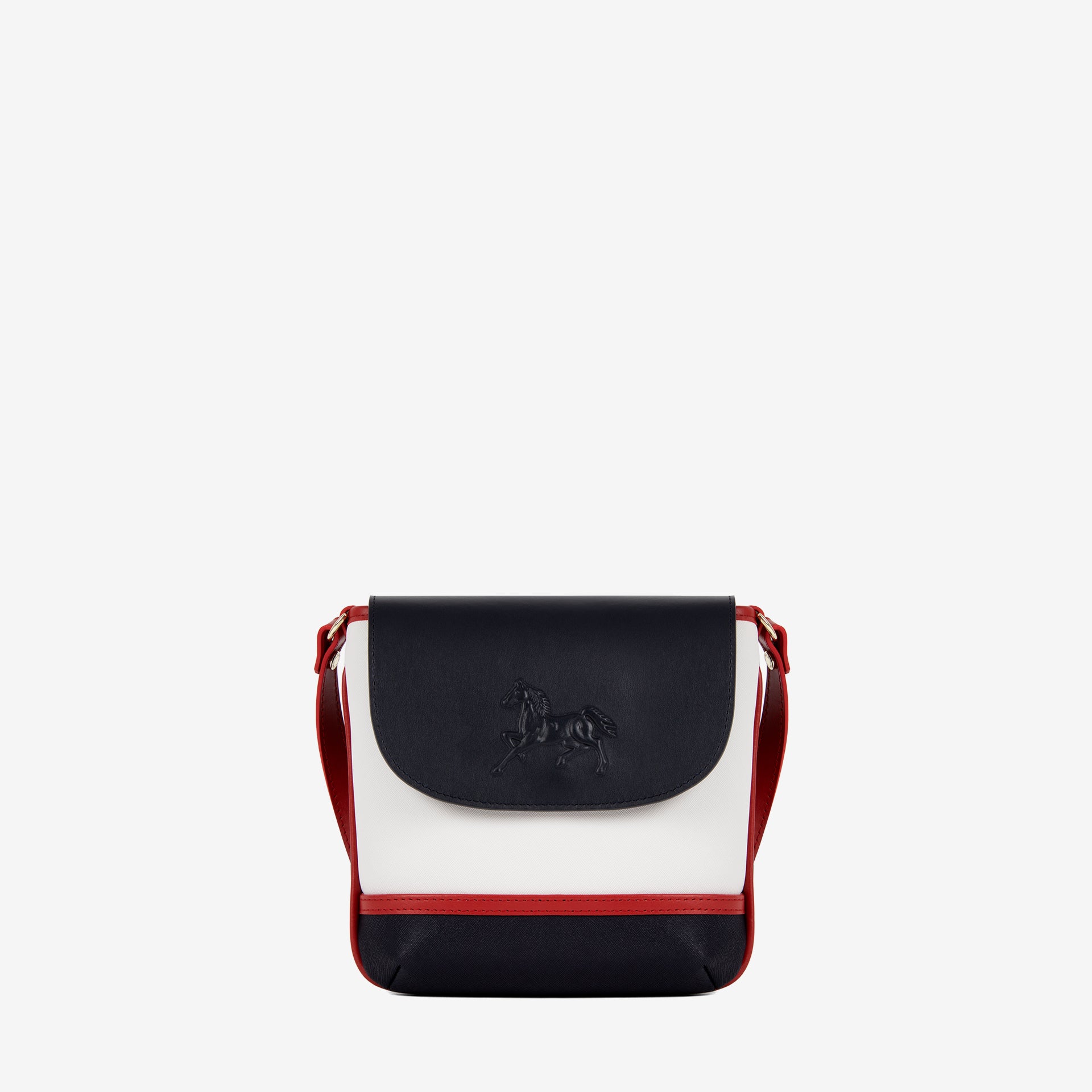 Horse By Cavalinho Small Crossbody Bag SKU 16230643.45 #color_navy / white / red