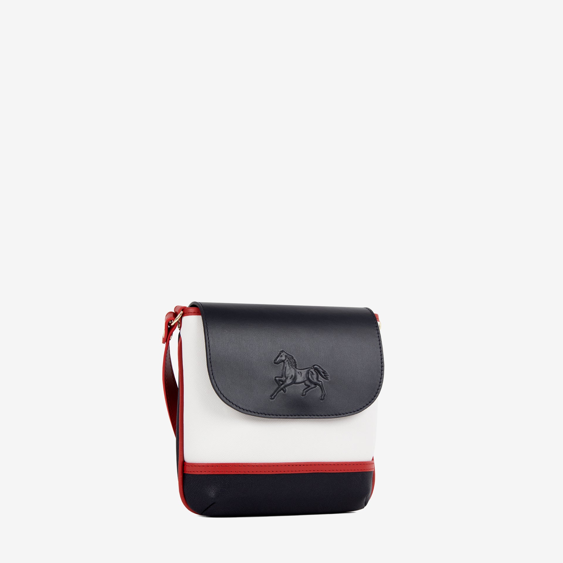 Horse By Cavalinho Small Crossbody Bag SKU 16230643.45 #color_navy / white / red