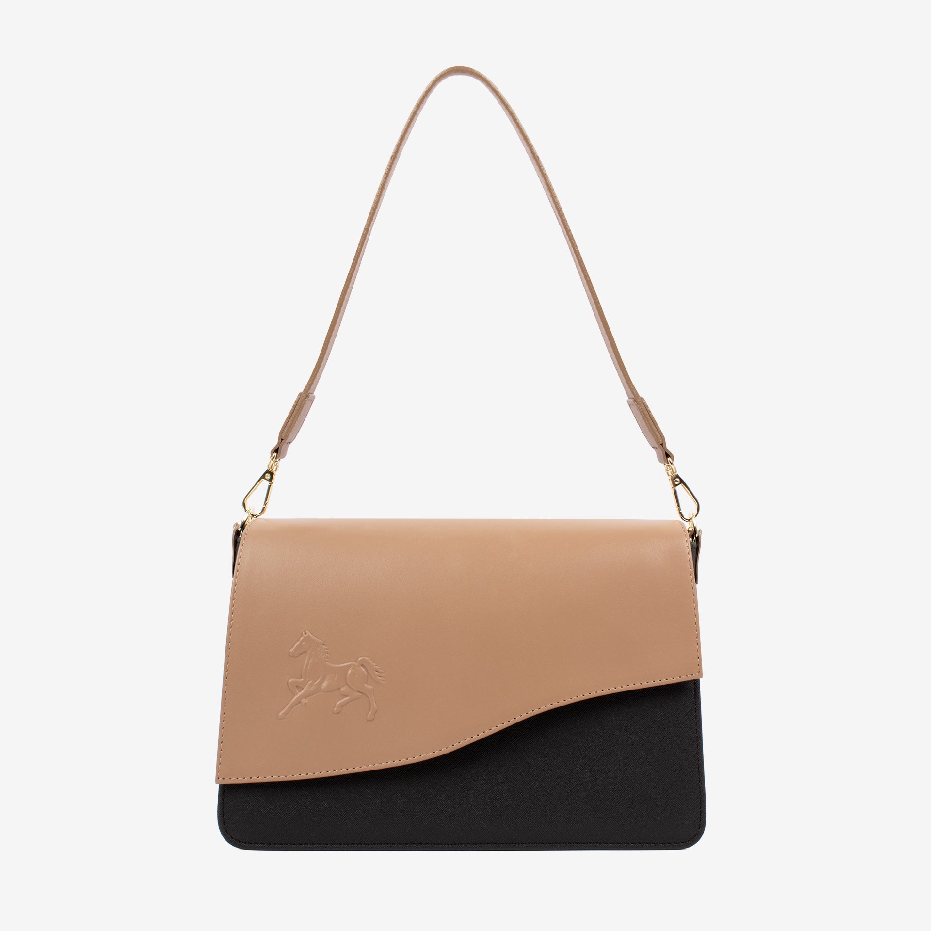 Horse By Cavalinho Shoulder Bag SKU 16230664.07 #color_sand / black