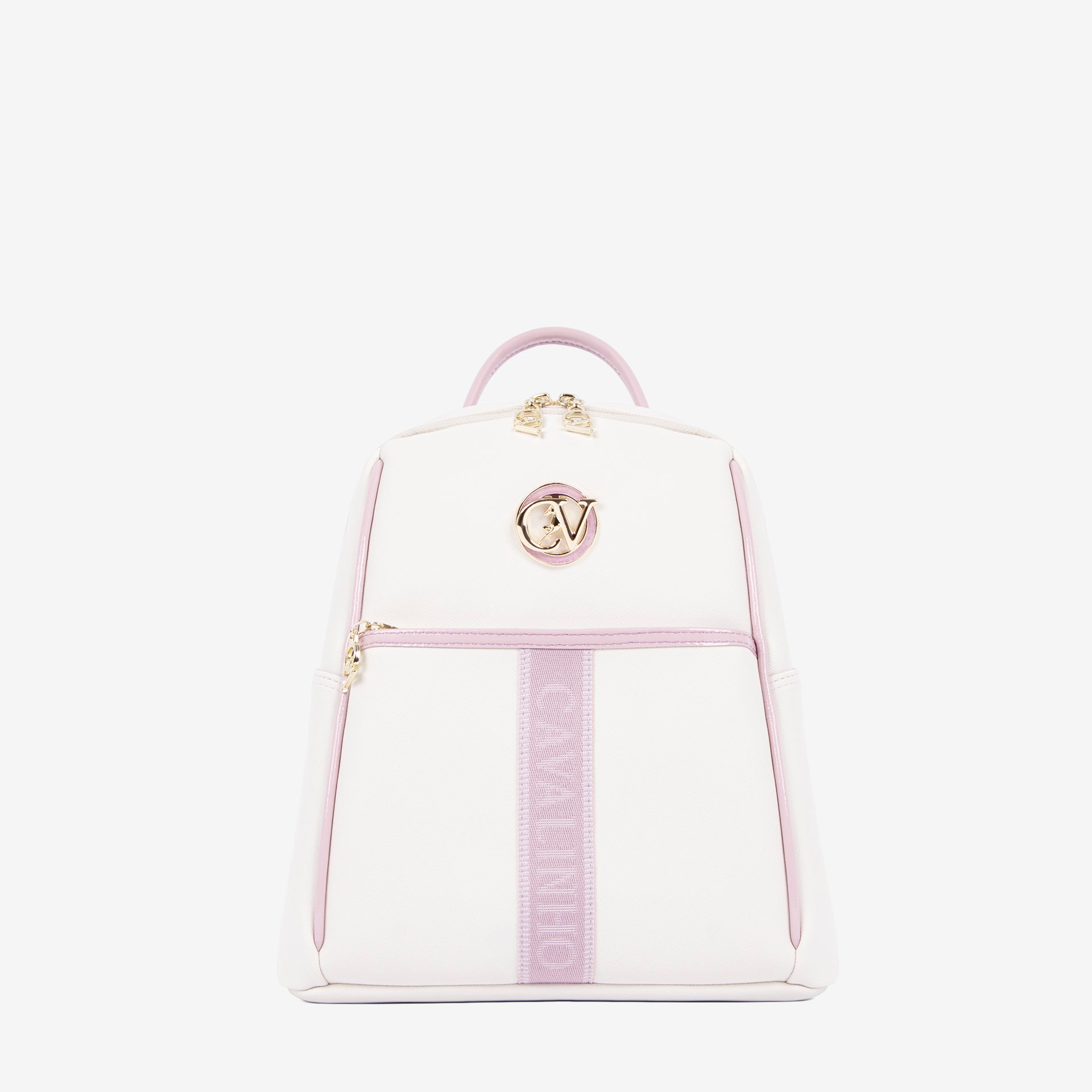 Cavalinho Dear Me White & Lilac Designer Backpack for Women SKU 16240207.39 #color_lilac / white