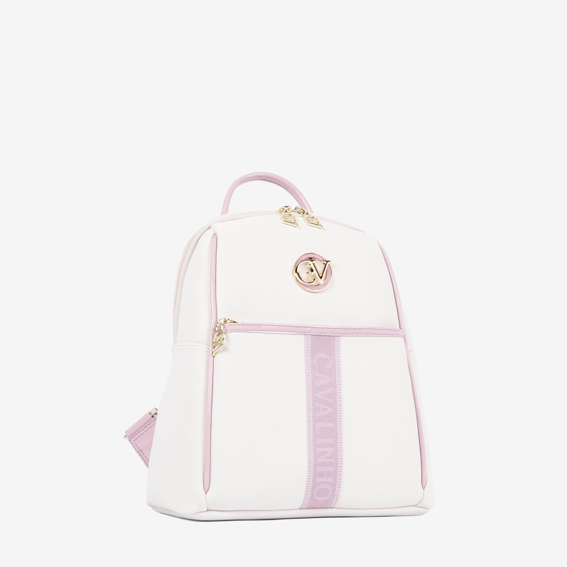 Cavalinho Dear Me White & Lilac Designer Backpack for Women SKU 16240207.39 #color_lilac / white