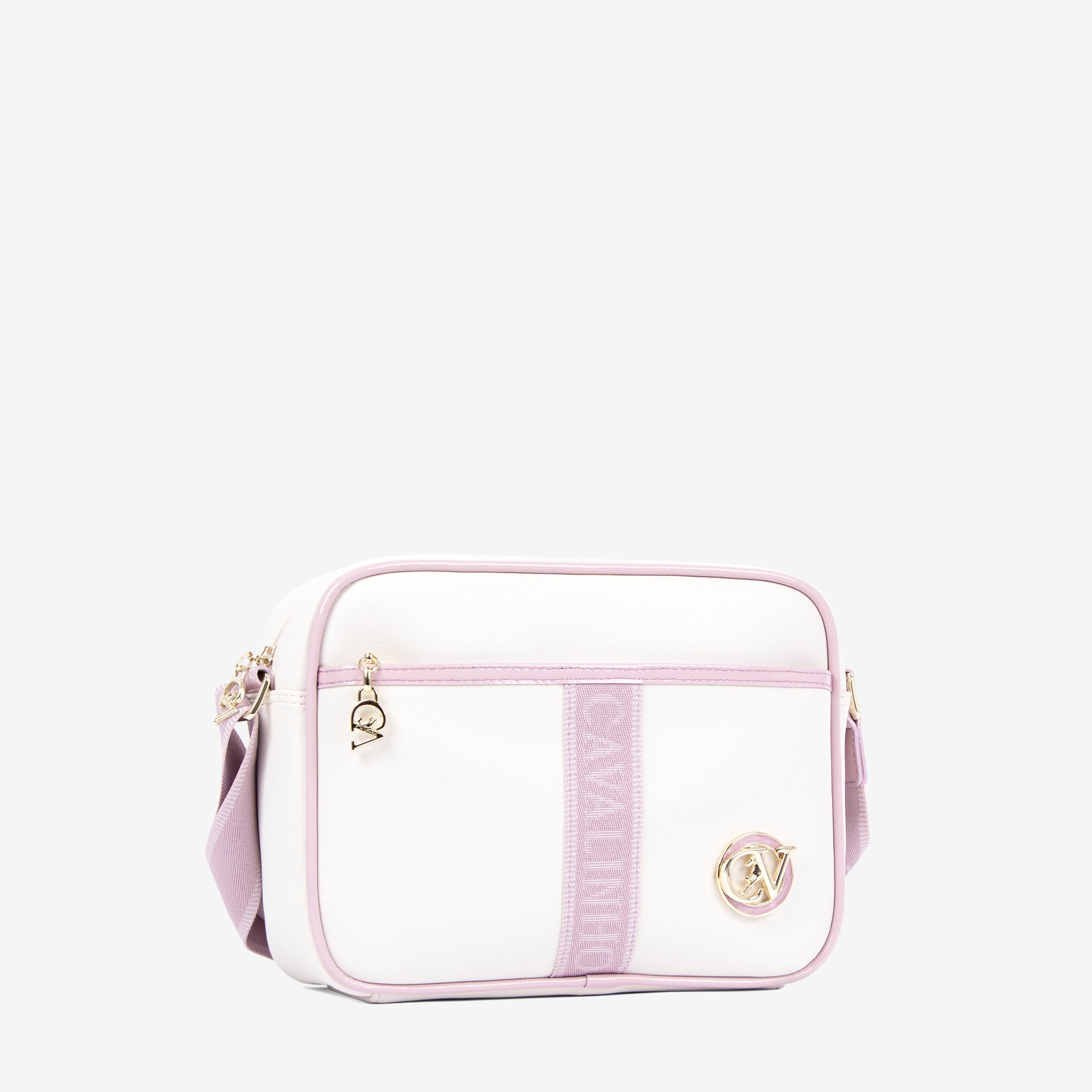 Cavalinho Dear Me White & Lilac Designer Crossbody Bag for Women SKU 16240324.39 #color_lilac / white