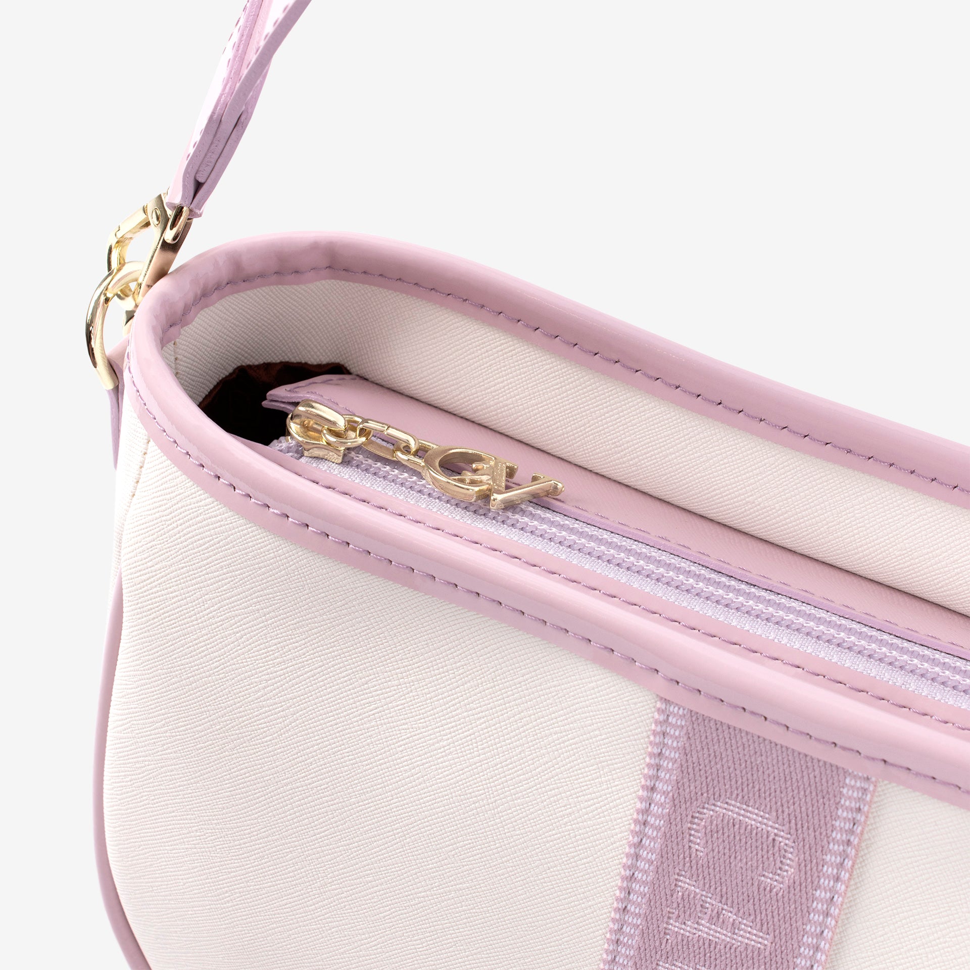 Cavalinho Dear Me White & Lilac Designer Handbag for Women SKU 16240615.39 #color_lilac / white