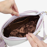 Cavalinho Dear Me White & Lilac Designer Handbag for Women SKU 16240615.39 #color_lilac / white