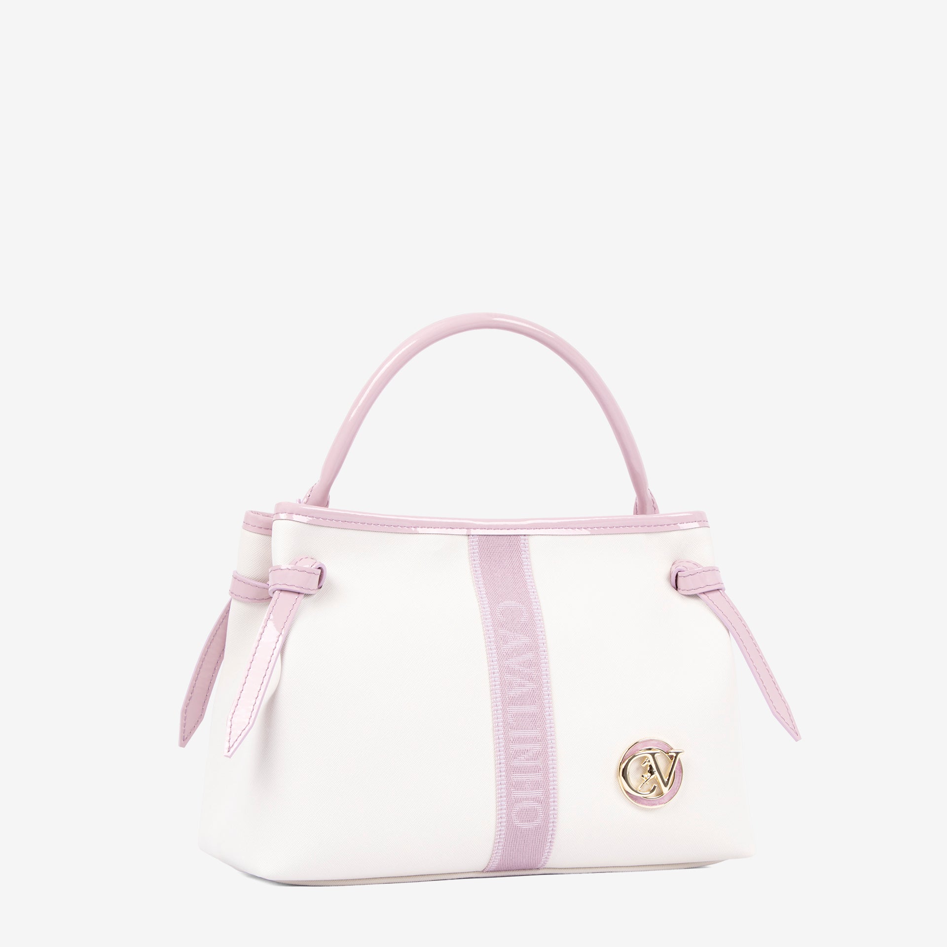 Cavalinho Dear Me White & Lilac Designer Handbag for Women with Compartments SKU 16240627.39 #color_lilac / white