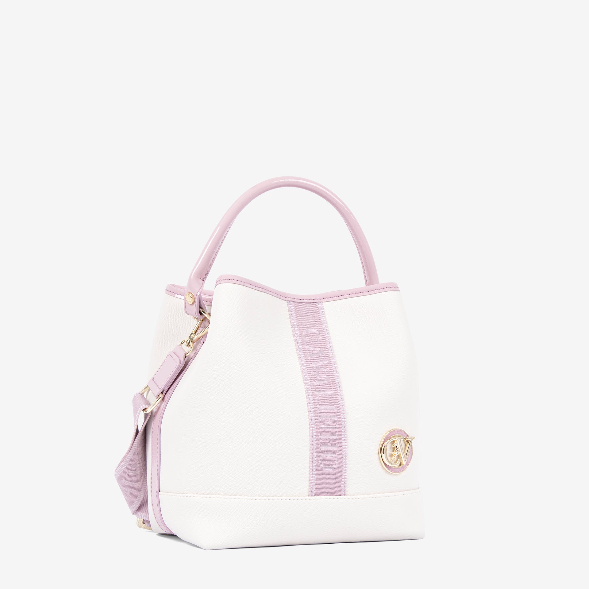 Cavalinho Dear Me Bucket Bag for Women Special Edition SKU 16240636.39 #color_lilac / white