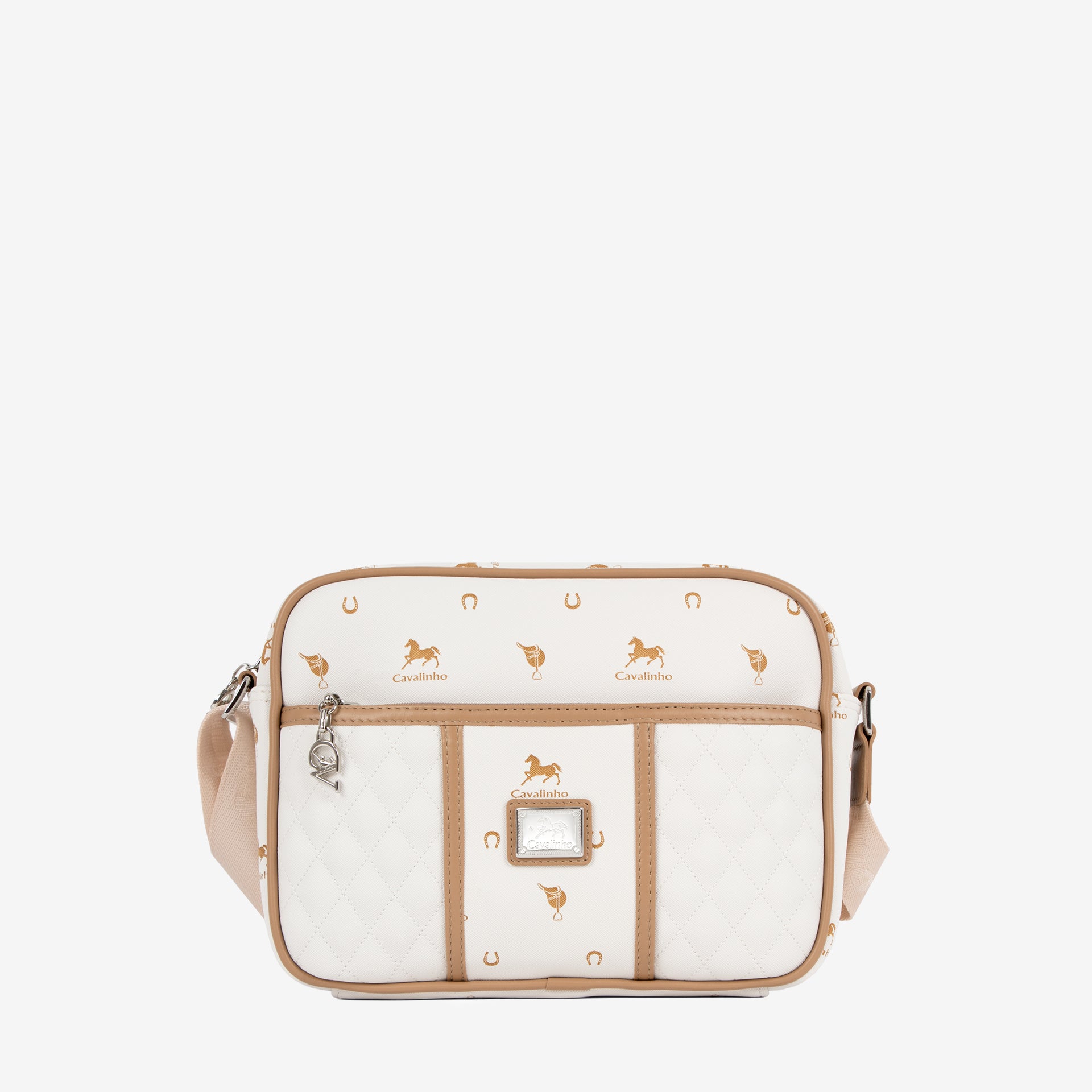 Cavalinho Di Cavallo White Designer Crossbody Bag SKU 16250324.06 #color_white