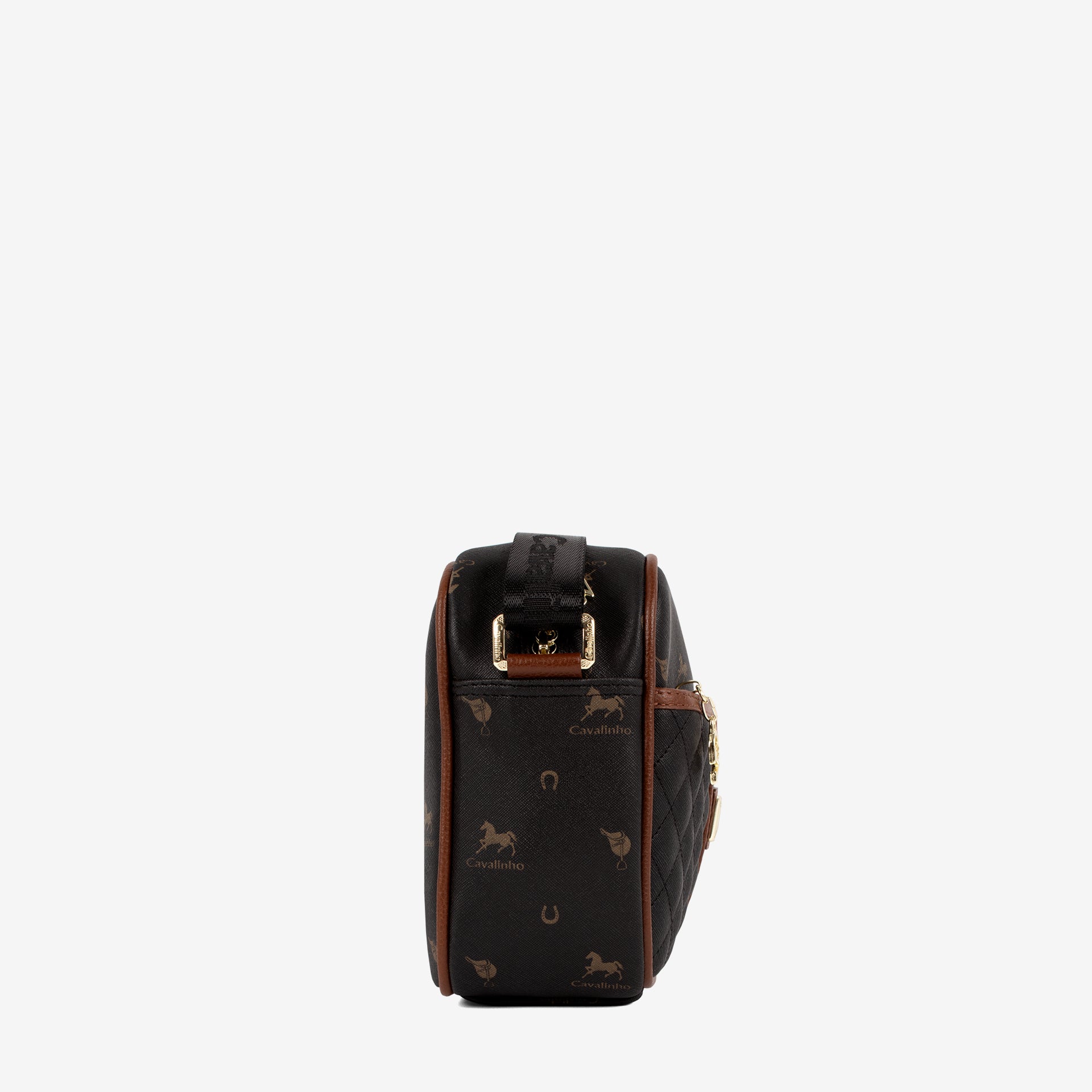 Cavalinho Di Cavallo Black Designer Crossbody Bag SKU 16250324.32 #color_black / brown