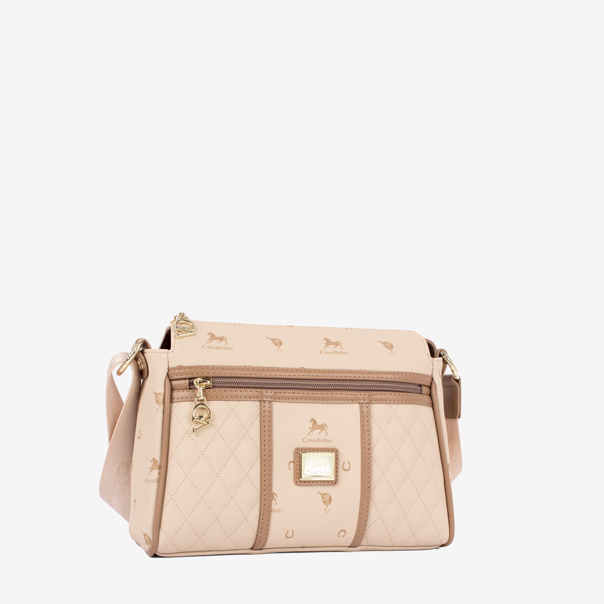 Cavalinho Di Cavallo Beige Designer Crossbody Bag SKU 16250373.05 #color_beige