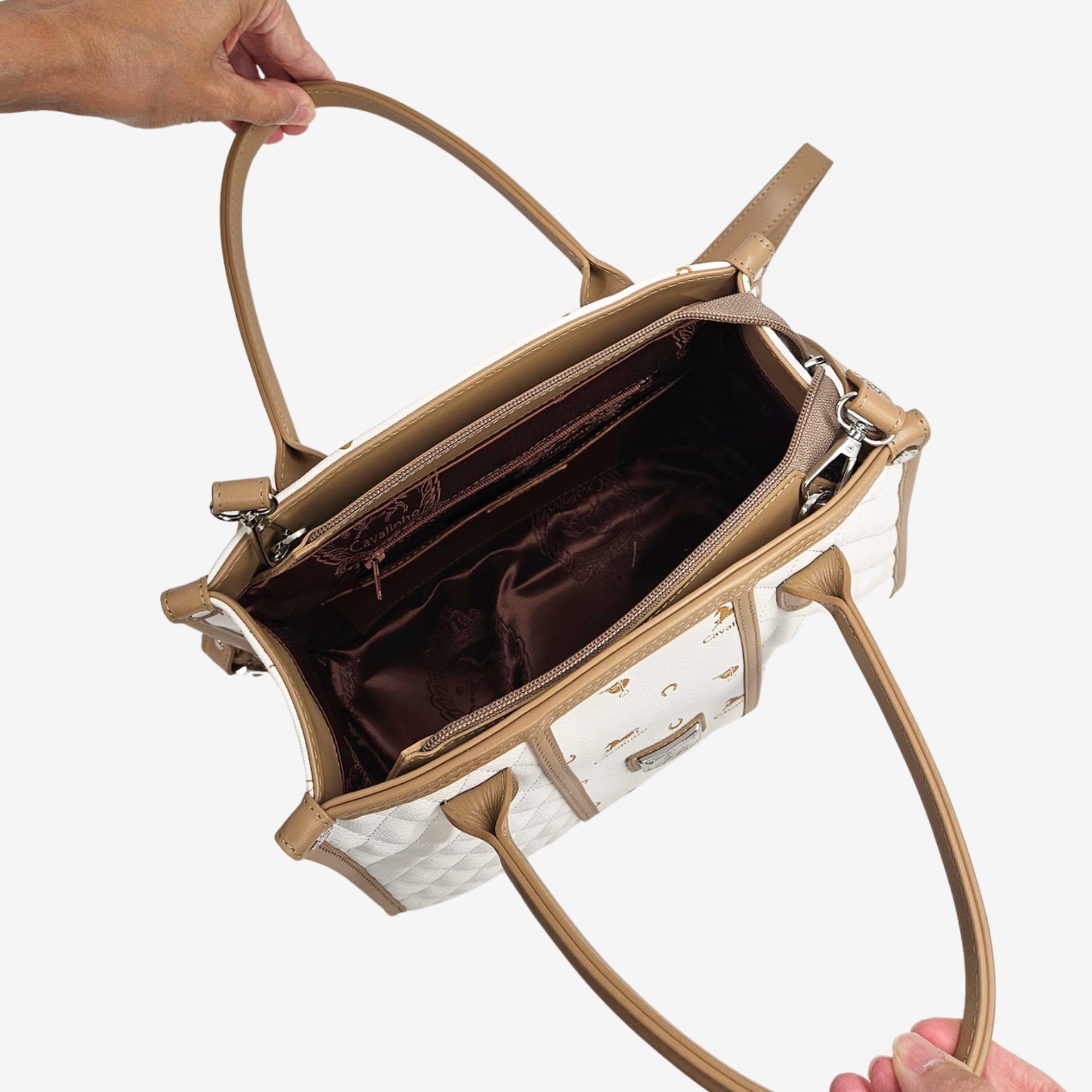 Cavalinho Di Cavallo White Designer Handbag SKU 16250480.06 #color_white