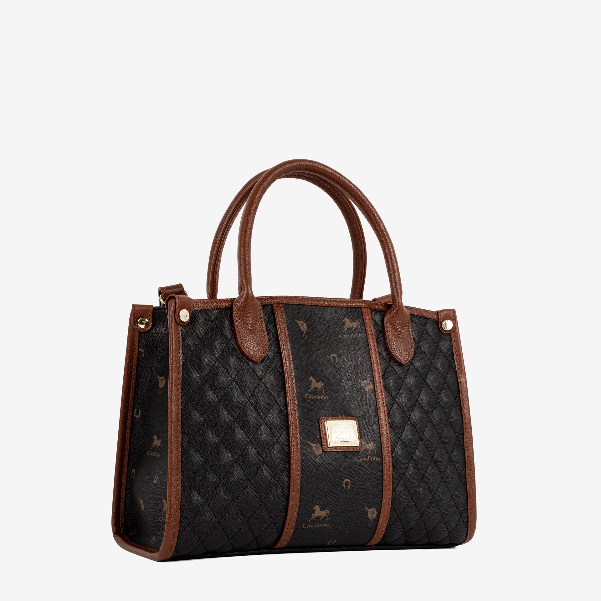 Cavalinho Di Cavallo Black Designer Handbag SKU 16250480.32 #color_black / brown