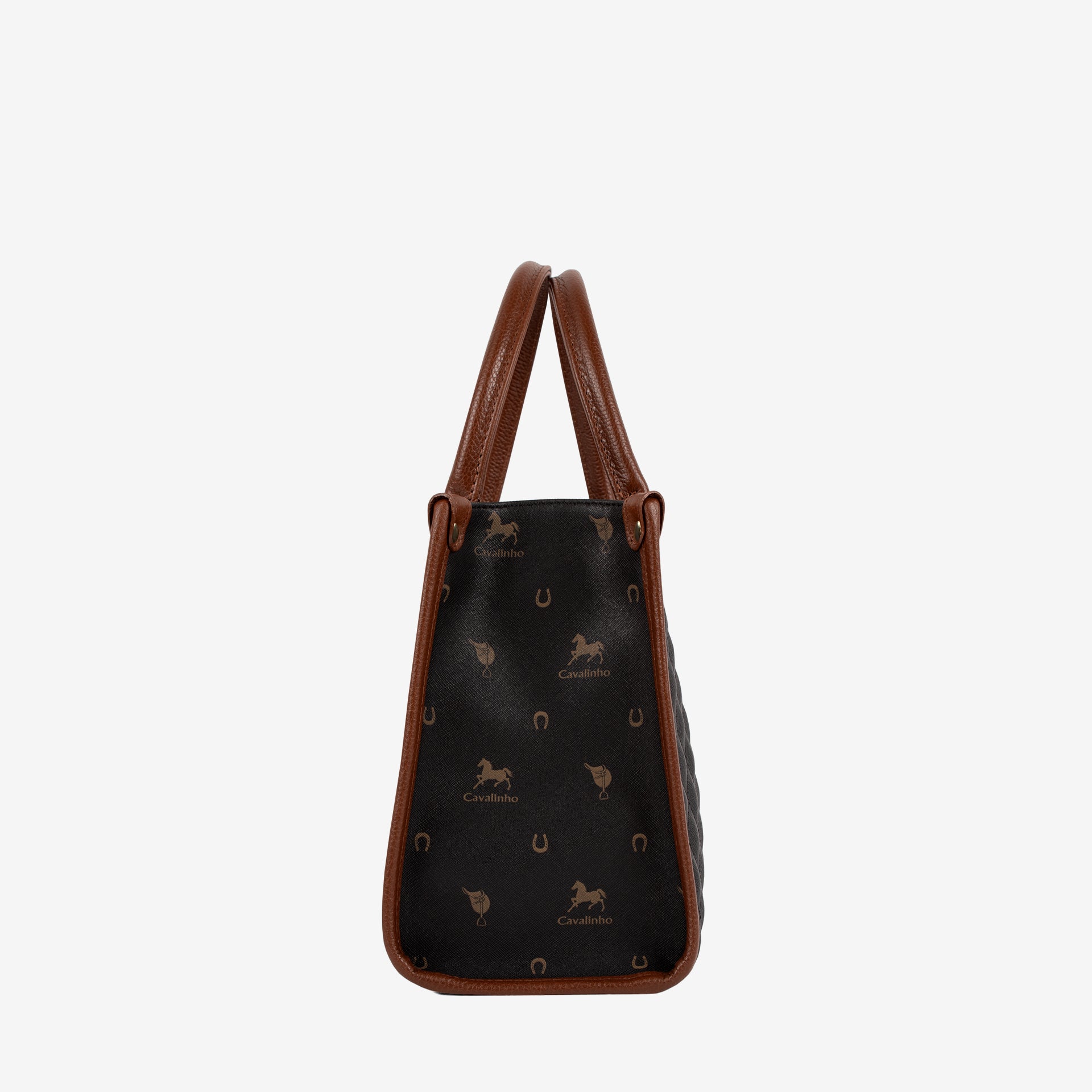 Cavalinho Di Cavallo Black Designer Handbag SKU 16250480.32 #color_black / brown