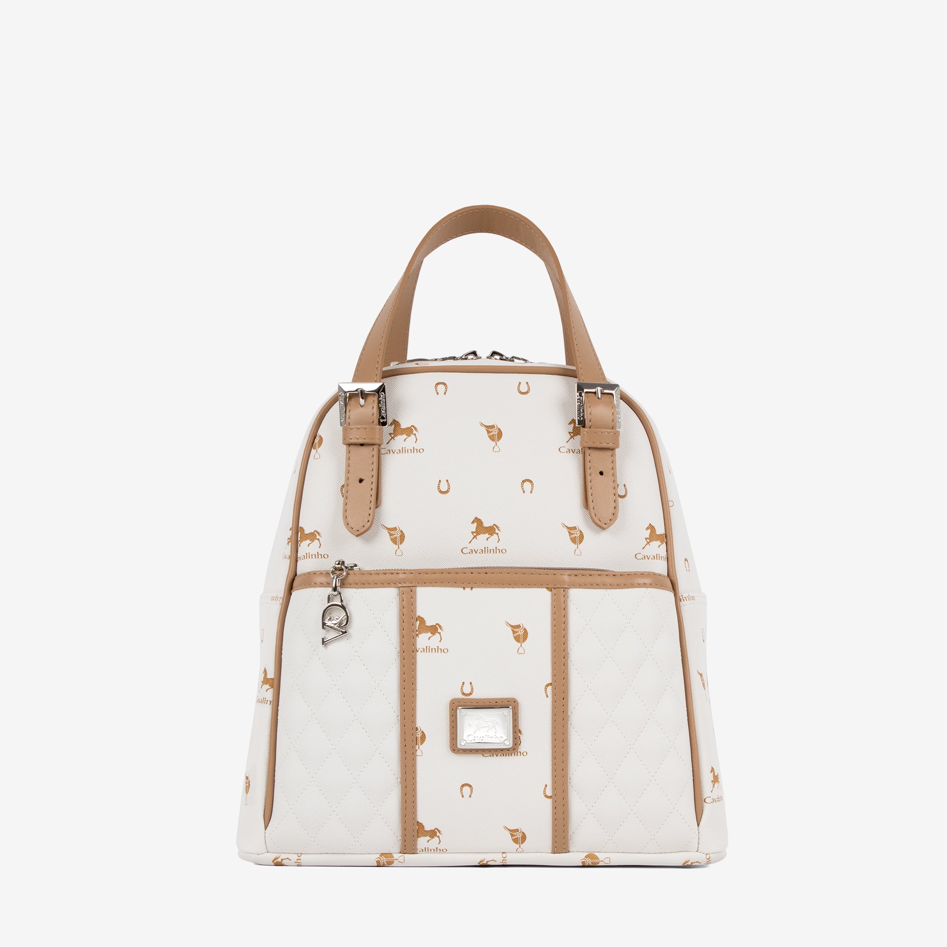 Cavalinho Di Cavallo White Designer Backpack SKU 16250548.06 #color_white