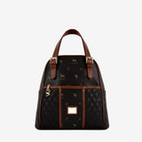 Cavalinho Di Cavallo Black Designer Backpack SKU 16250548.32 #color_black / brown