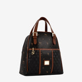 Cavalinho Di Cavallo Black Designer Backpack SKU 16250548.32 #color_black / brown