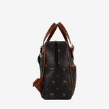 Cavalinho Di Cavallo Black Designer Backpack SKU 16250548.32 #color_black / brown