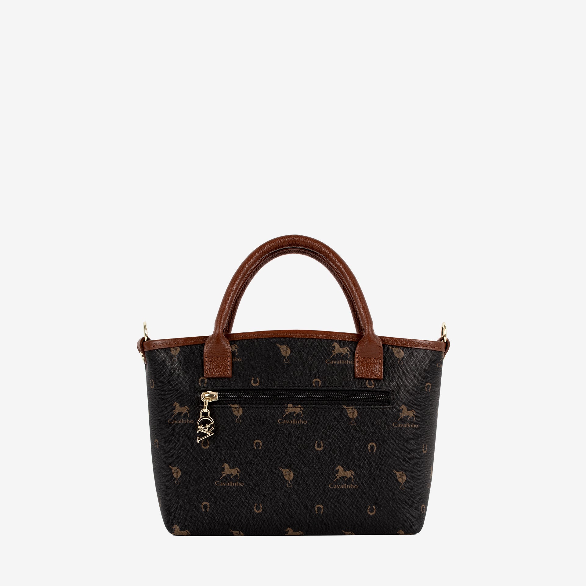Cavalinho Di Cavallo black Mini Designer Handbag SKU 16250577.32 #color_black / brown