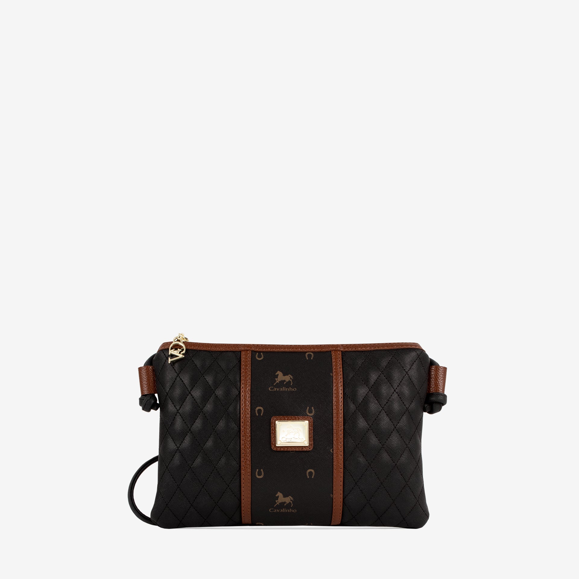 Cavalinho Di Cavallo Black Small Crossbody Bag for Women SKU 16250593.32 #color_black / brown