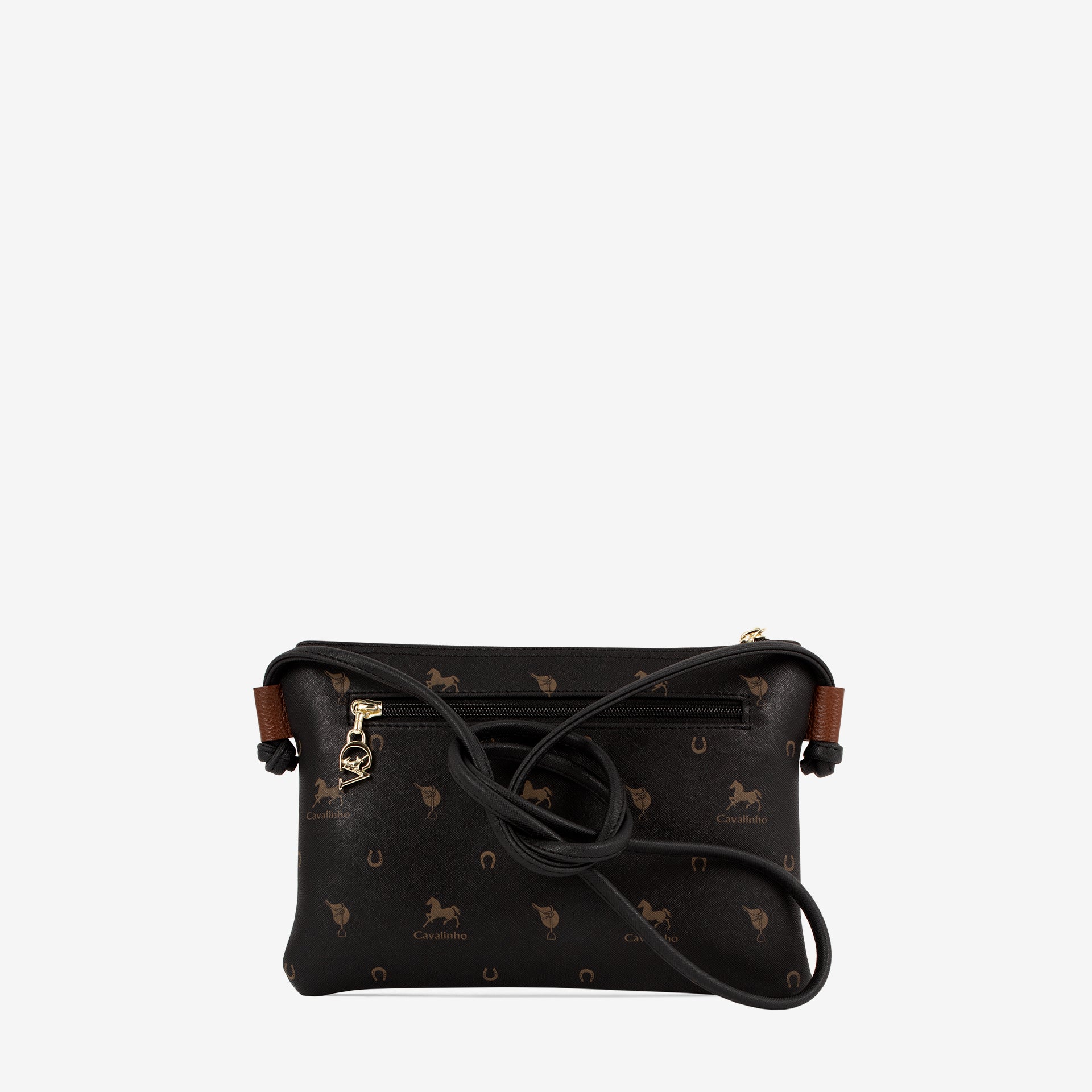 Cavalinho Di Cavallo Black Small Crossbody Bag for Women SKU 16250593.32 #color_black / brown
