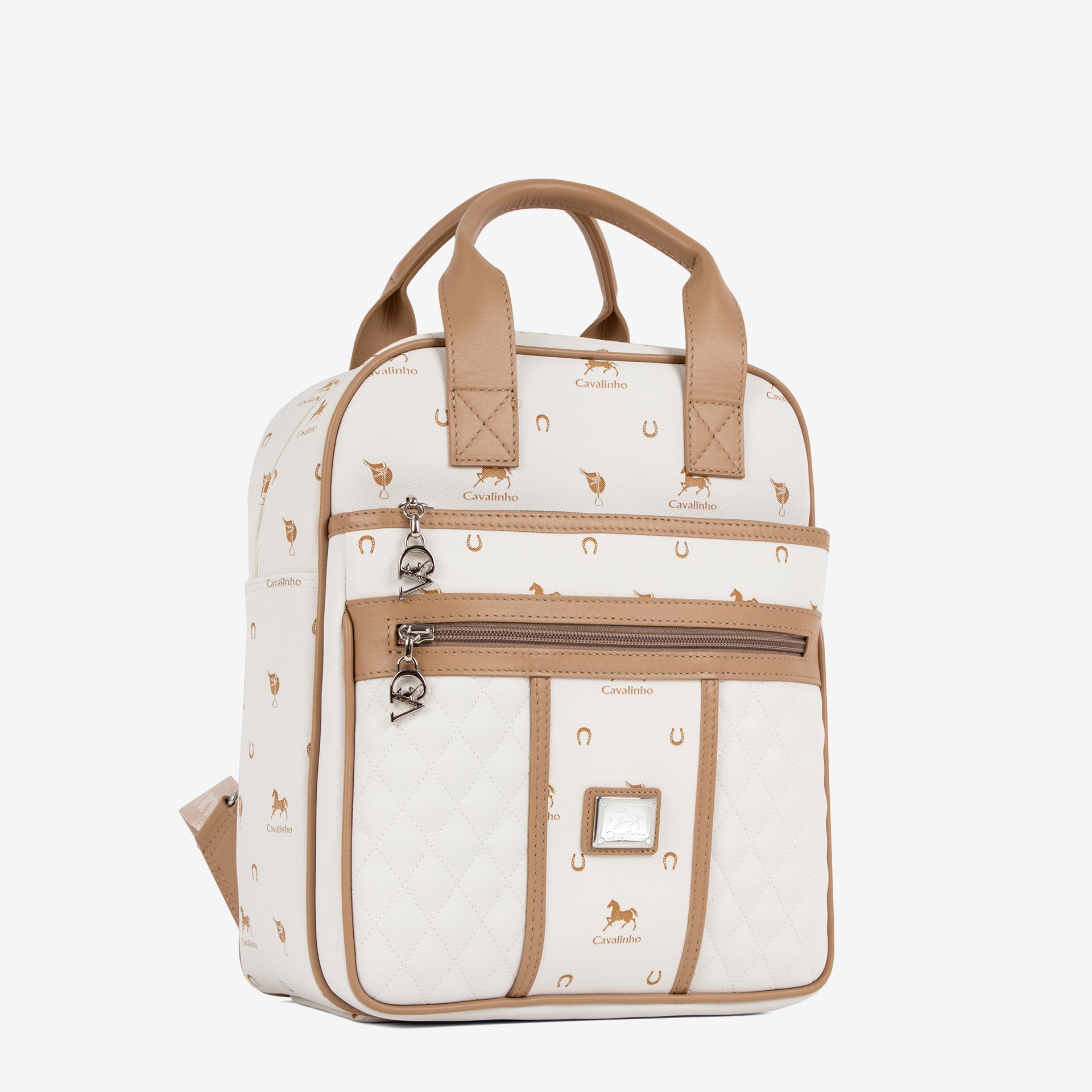 Cavalinho Di Cavallo White Designer Backpack SKU 16250609.06 #color_white