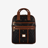 Cavalinho Di Cavallo Black Designer Backpack SKU 16250609.32 #color_black / brown