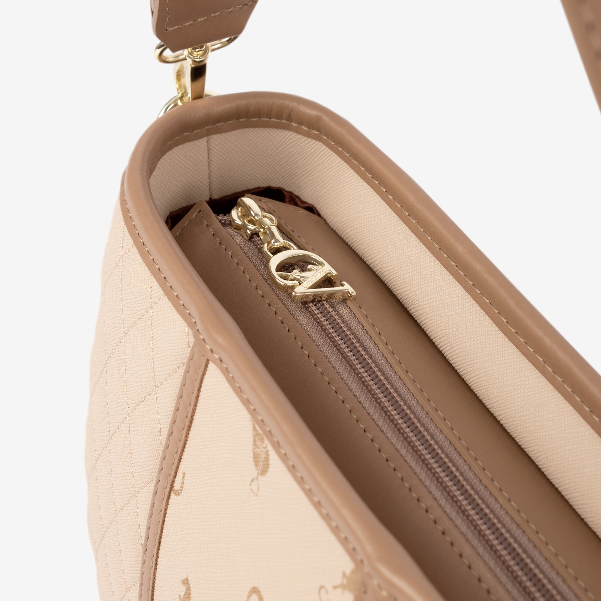 Cavalinho Di Cavallo Beige Designer Handbag and Shoulder Bag SKU 16250615.05 #color_beige