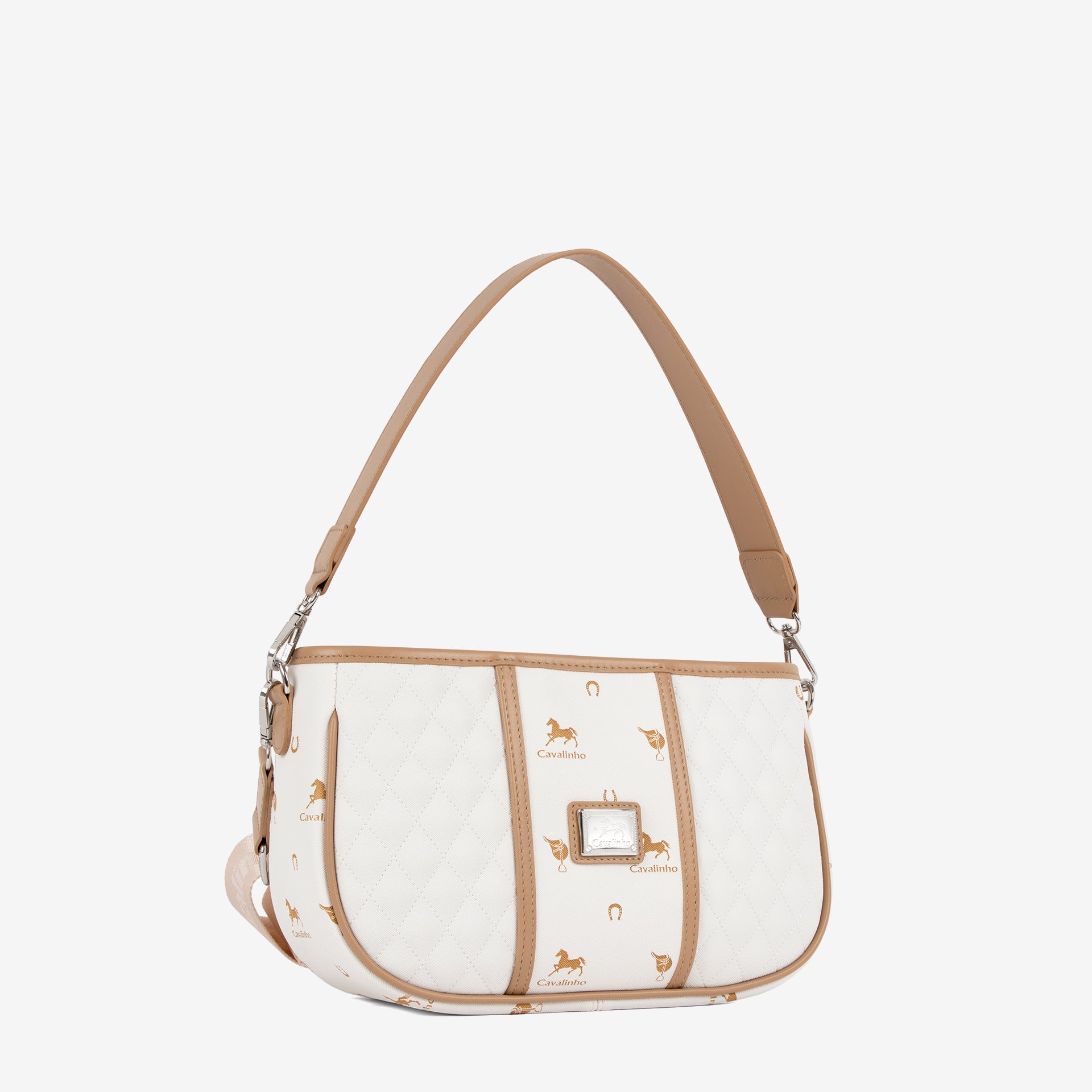 Cavalinho Di Cavallo White Designer Handbag and Shoulder Bag SKU 16250615.06 #color_white