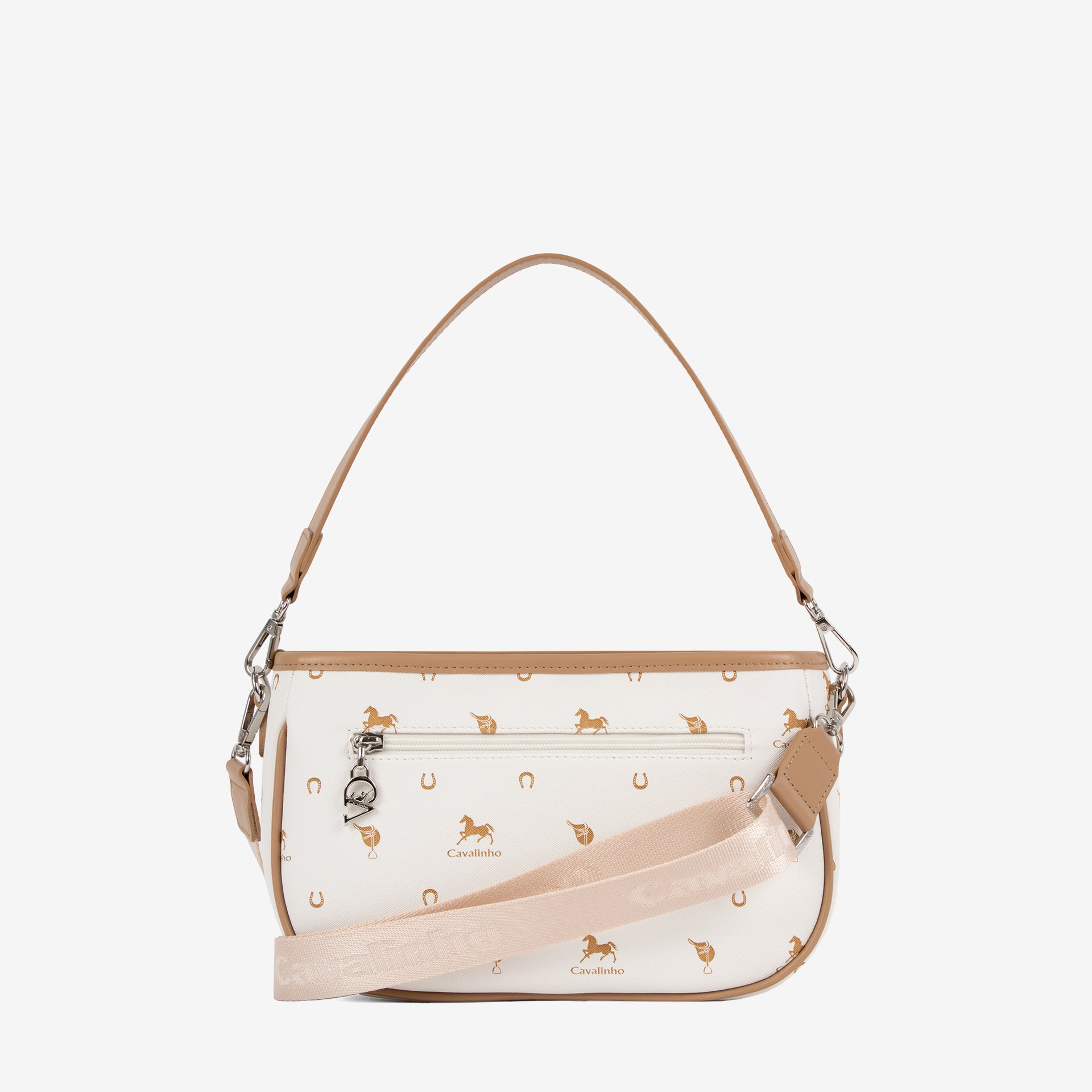 Cavalinho Di Cavallo White Designer Handbag and Shoulder Bag SKU 16250615.06 #color_white