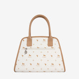 Cavalinho Di Cavallo White Canvas Handbag SKU 16250624.06 #color_white
