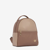Signature CV By Cavalinho Leather Backpack Purse SKU 16260207.31 #color_sand / beige