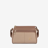 Nude Signature CV By Cavalinho Leather Crossbody Bag SKU 16260373.31 #color_sand / beige