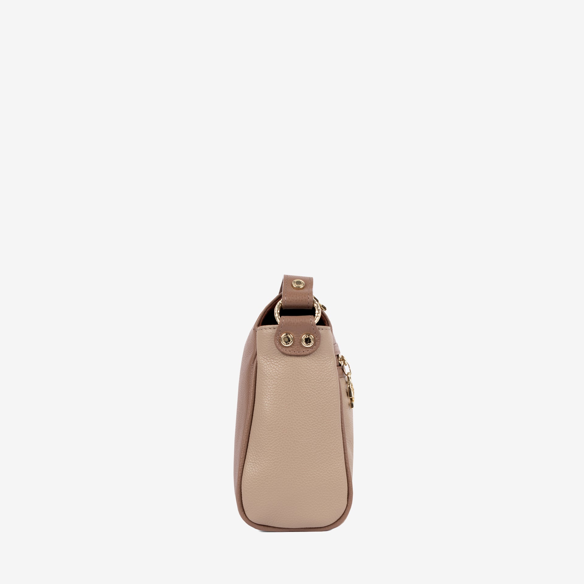 Nude Signature CV By Cavalinho Leather Crossbody Bag SKU 16260373.31 #color_sand / beige