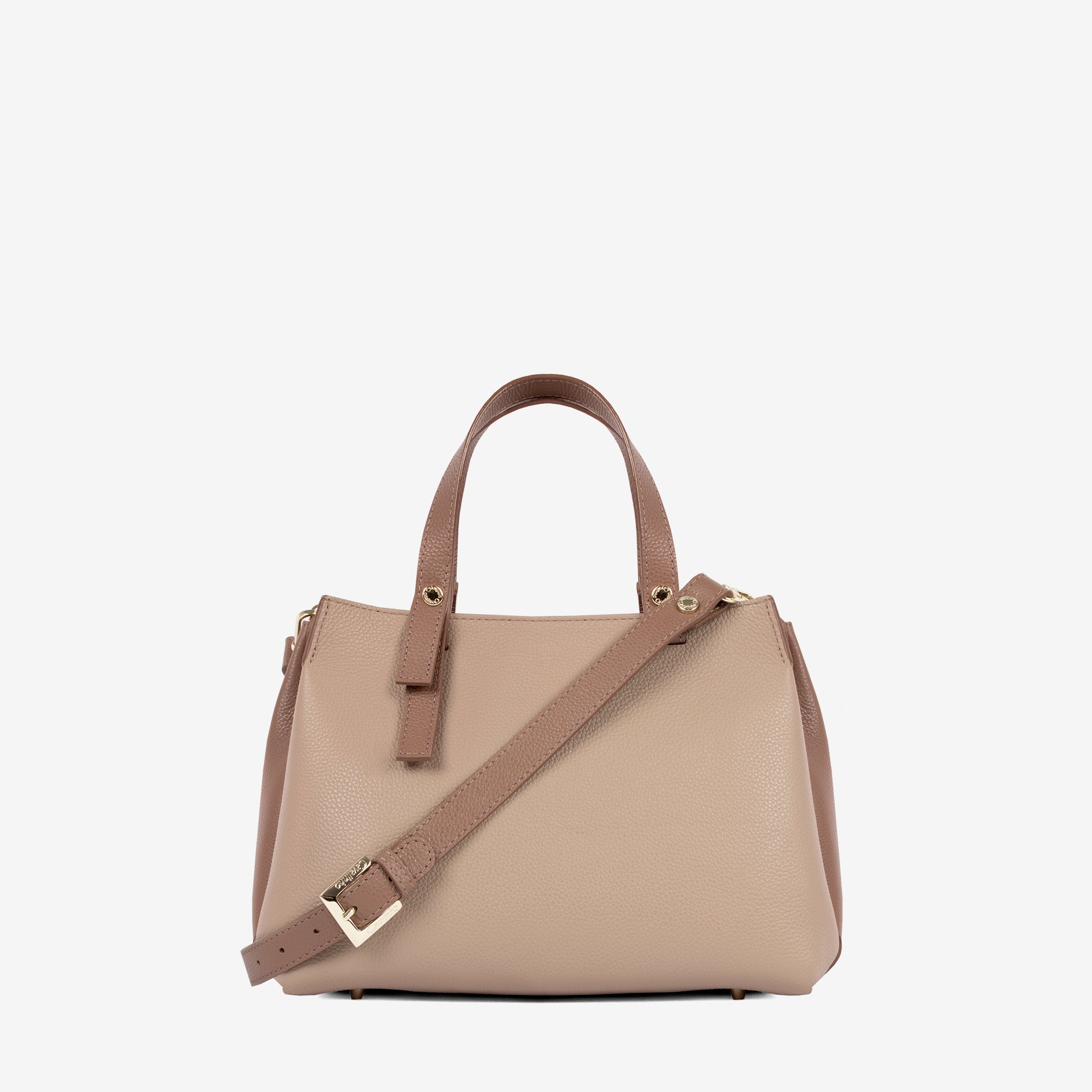 Signature CV By Cavalinho Leather Handbag 16260490.31 #color_sand / beige