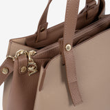 Signature CV By Cavalinho Leather Handbag 16260490.31 #color_sand / beige