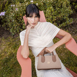 Signature CV By Cavalinho Mini Leather Handbag SKU 16260558.31 #color_sand / beige