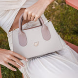 Signature CV By Cavalinho Mini Leather Handbag SKU 16260558.31 #color_sand / beige