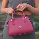 Signature CV By Cavalinho Purple Leather Handbag SKU 16260602.40 #color_purple