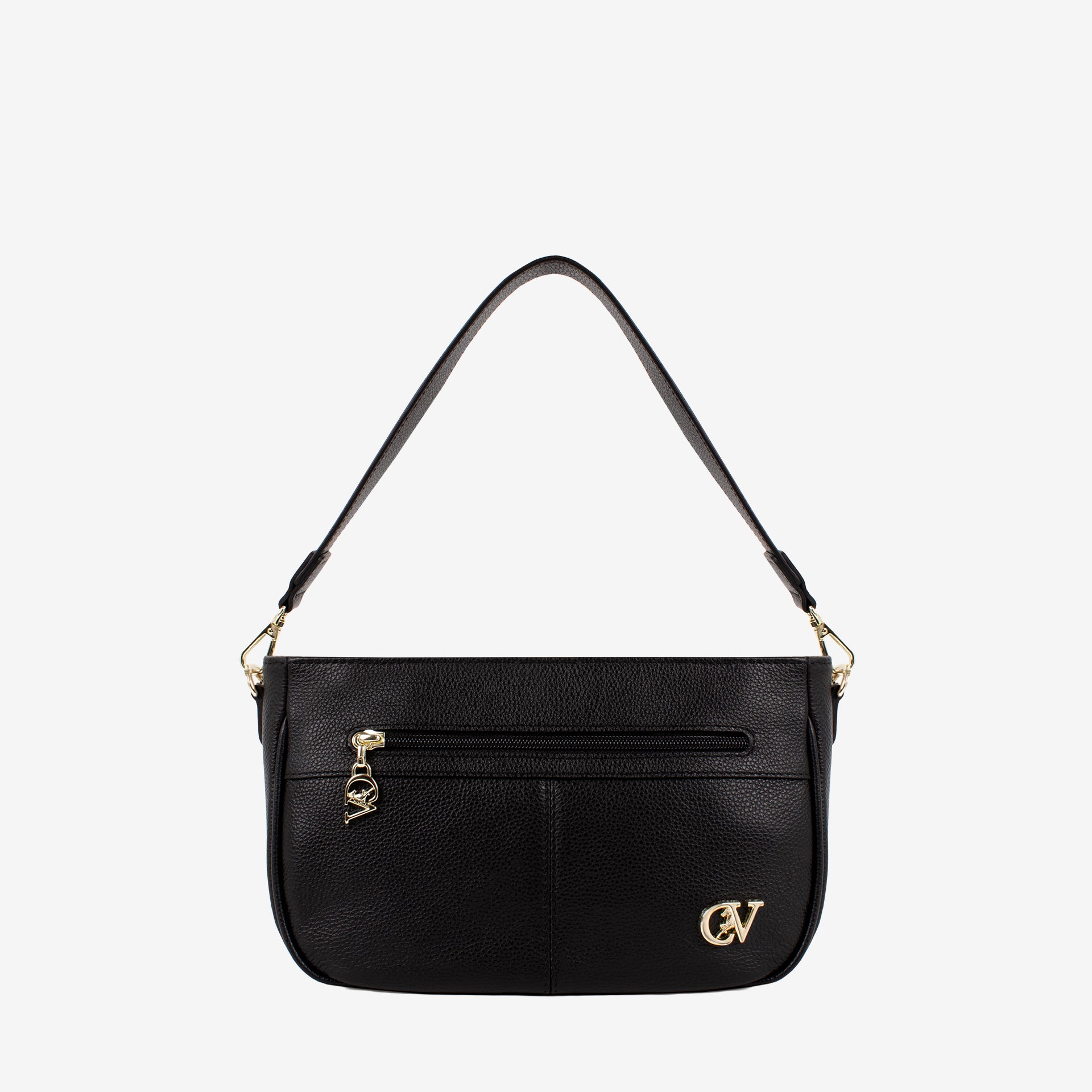 Signature CV By Cavalinho Black Leather Handbag SKU 16260615.01 #color_Black