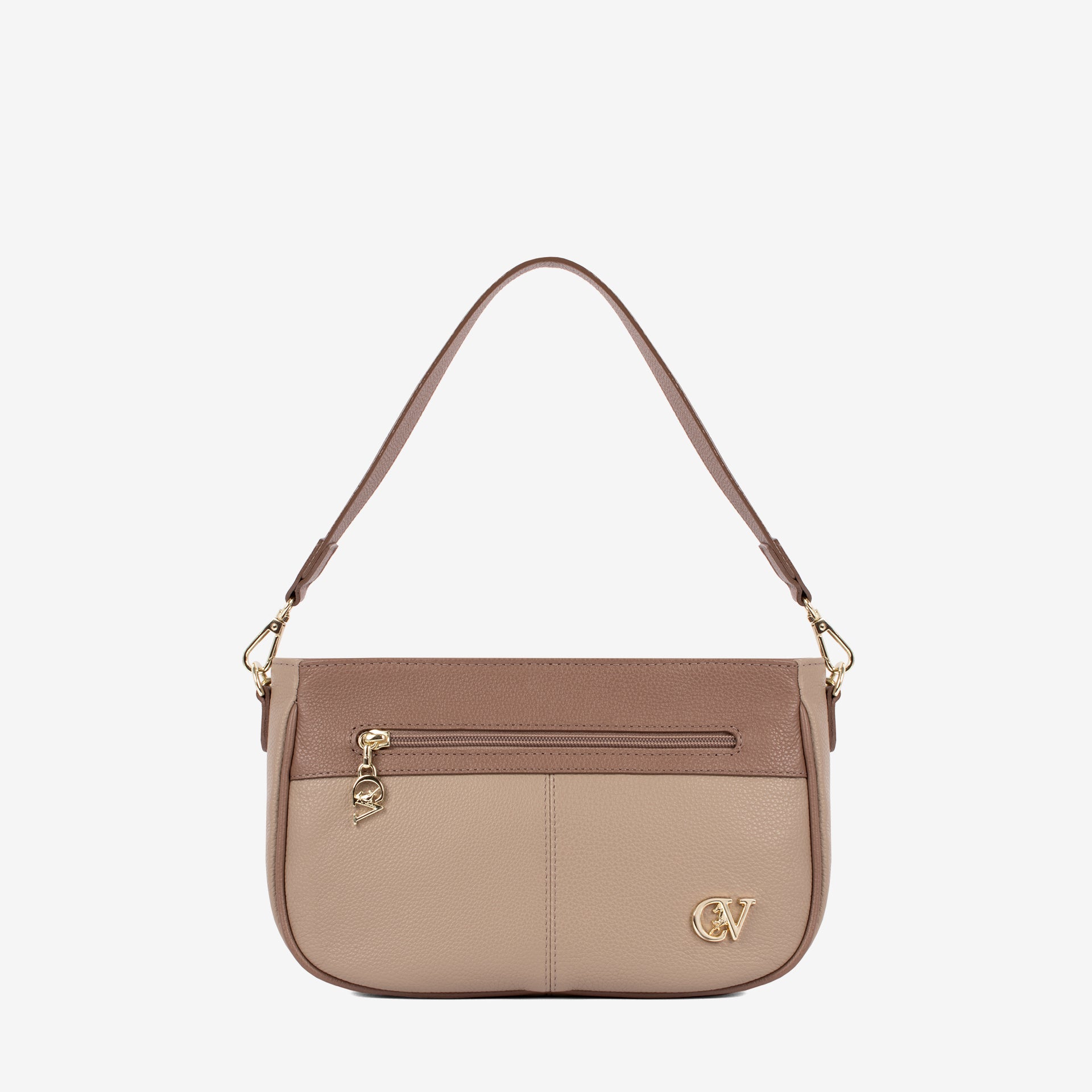 Signature CV By Cavalinho Leather Handbag SKU 16260615.31 #color_sand / beige