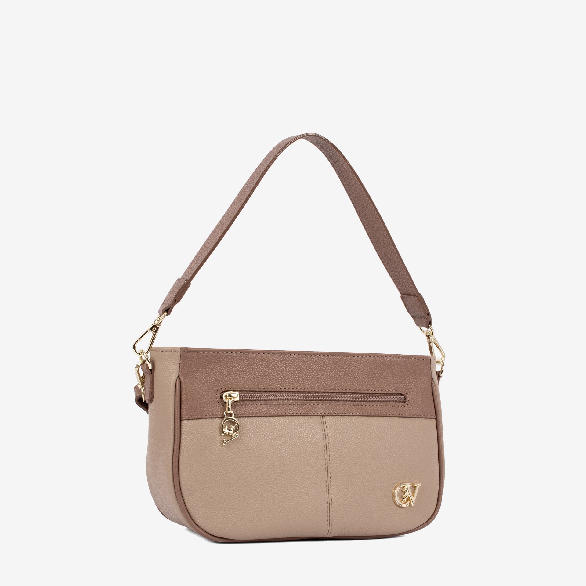 Signature CV By Cavalinho Leather Handbag SKU 16260615.31 #color_sand / beige