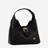 Signature CV by Cavalinho Black Leather Slouchy Shoulder Bag SKU 16260634.01 #color_black