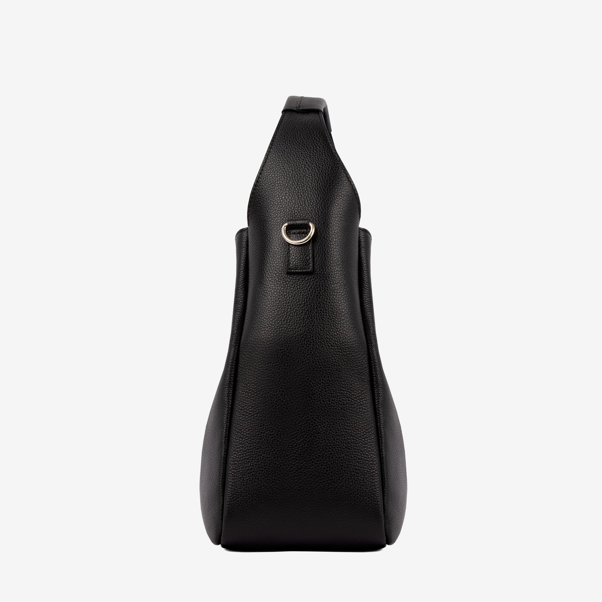 Signature CV by Cavalinho Black Leather Slouchy Shoulder Bag SKU 16260634.01 #color_black