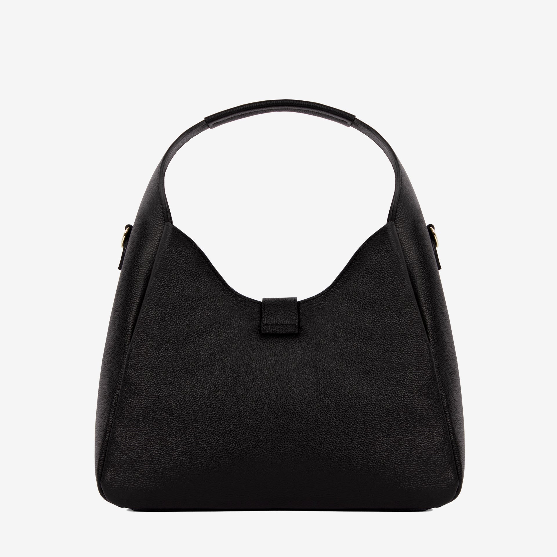 Signature CV by Cavalinho Black Leather Slouchy Shoulder Bag SKU 16260634.01 #color_black