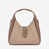 Signature CV by Cavalinho Leather Slouchy Shoulder Bag SKU 16260634.31 #color_sand / beige