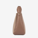 Signature CV by Cavalinho Leather Slouchy Shoulder Bag SKU 16260634.31 #color_sand / beige